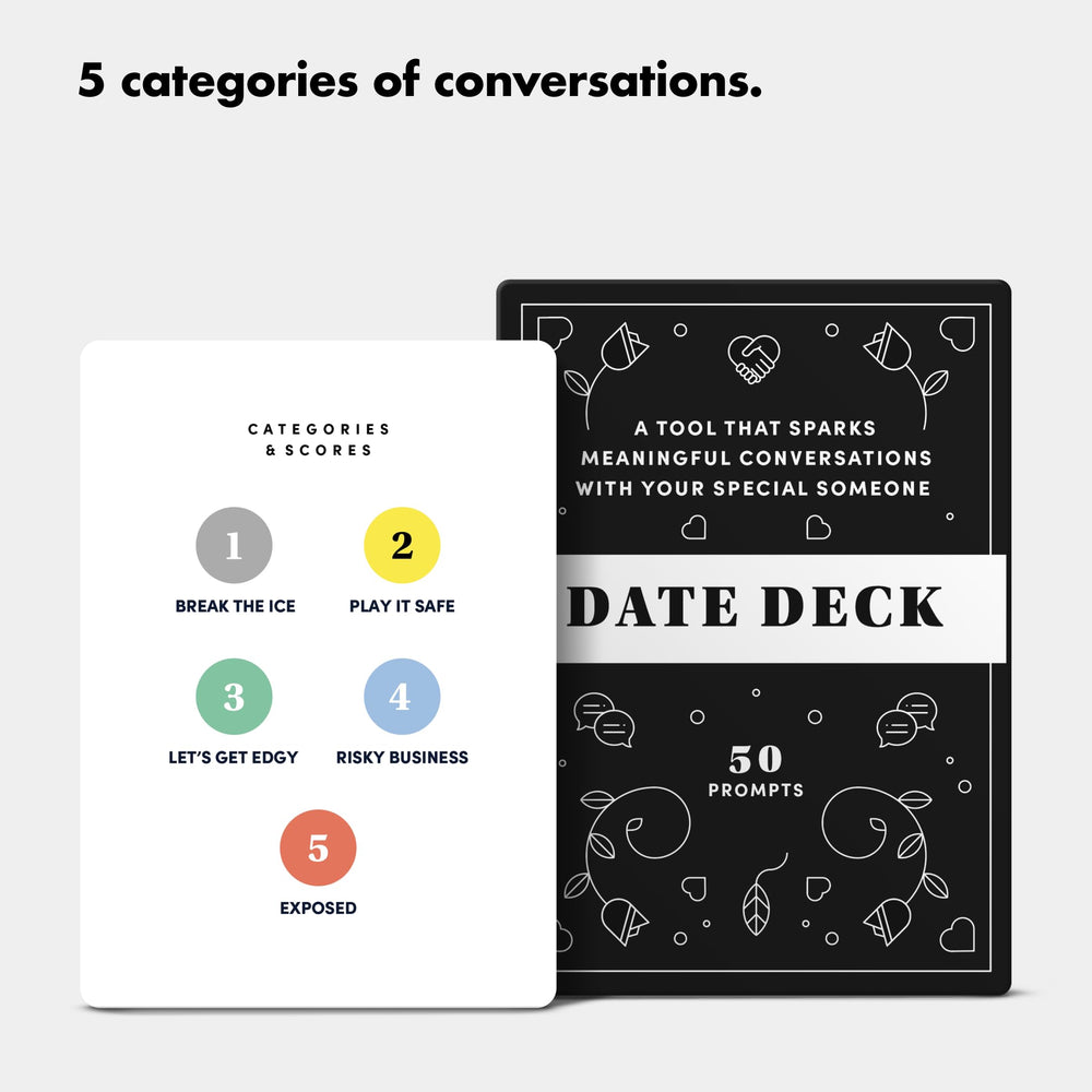 BestSelf Date Deck date-night scene shows easy setup for cozy conversations.