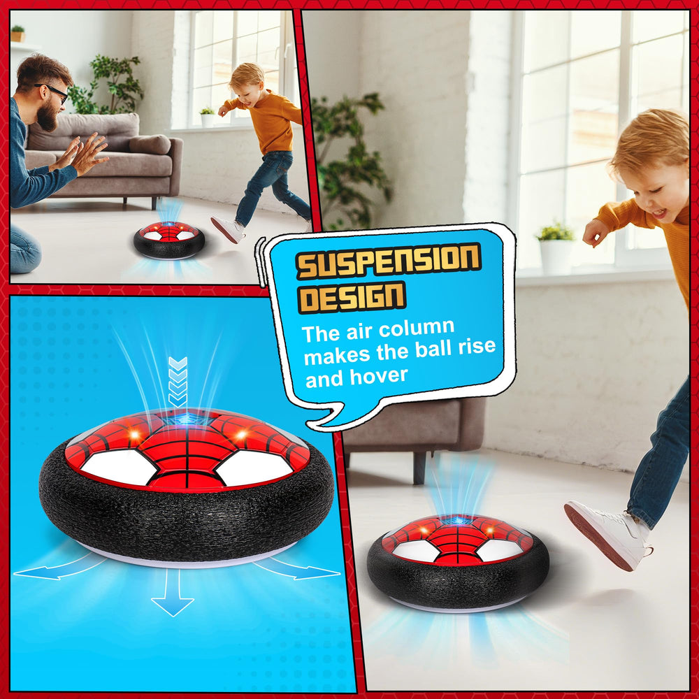 BESTVIVE hover soccer ball family fun at home, easy setup.