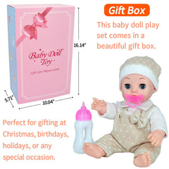 Besurejoy 26-piece set supports imaginative caregiving play.