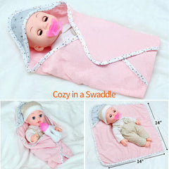 Besurejoy swaddle blanket for cozy nap-time moments.