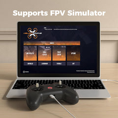 Aquila16 pilots practice with FPV simulator via LiteRadio system