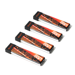BETAFPV Lava 1S 550mAh battery top view for compact Tiny Whoop setups
