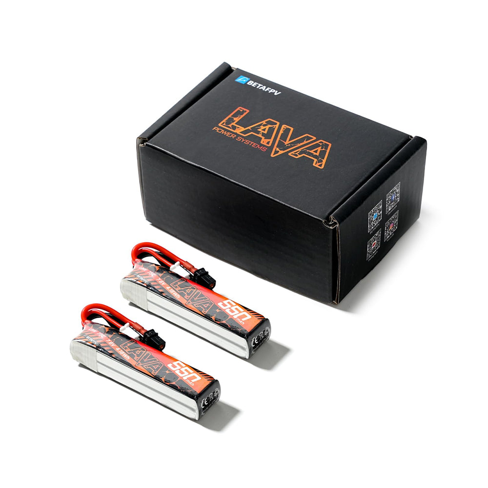 BETAFPV Lava battery in flight showing steady power for micro FPV drones