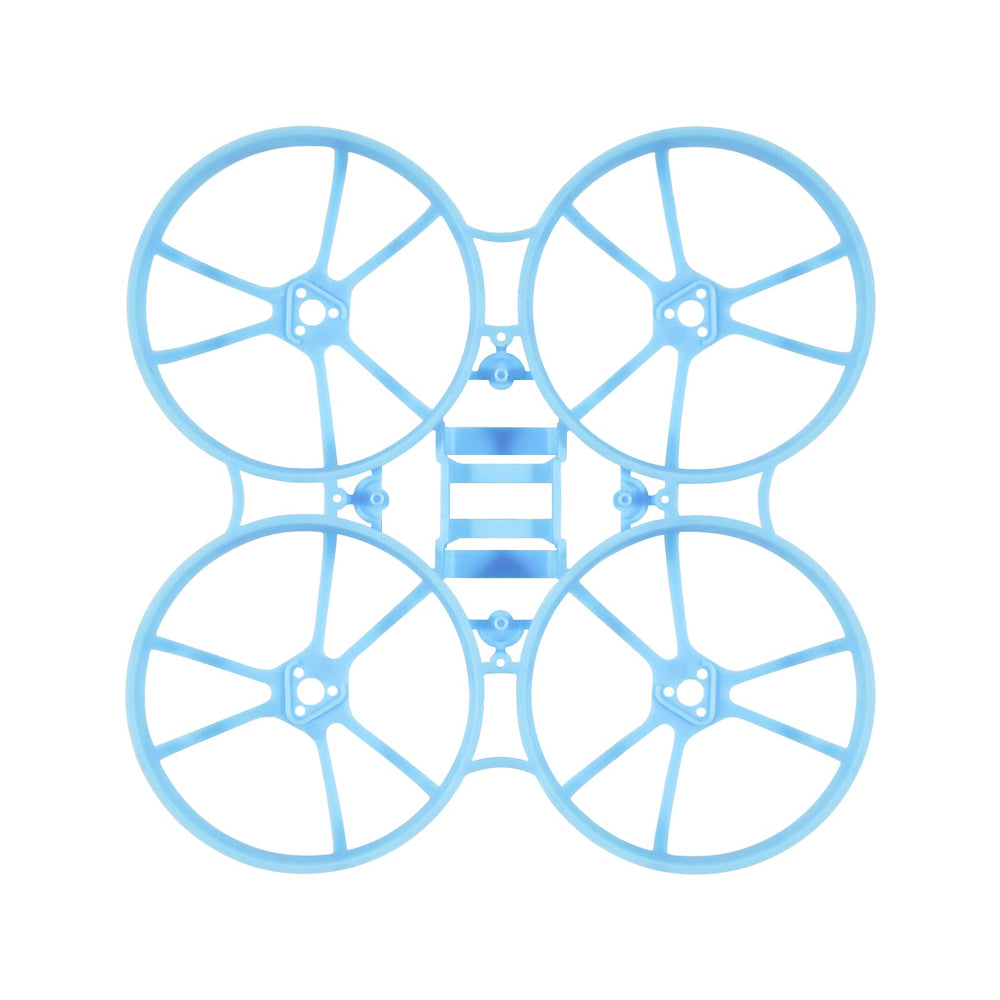 BETAFPV Meteor75 Pro frame blue highlights durable design and easy frame mounting