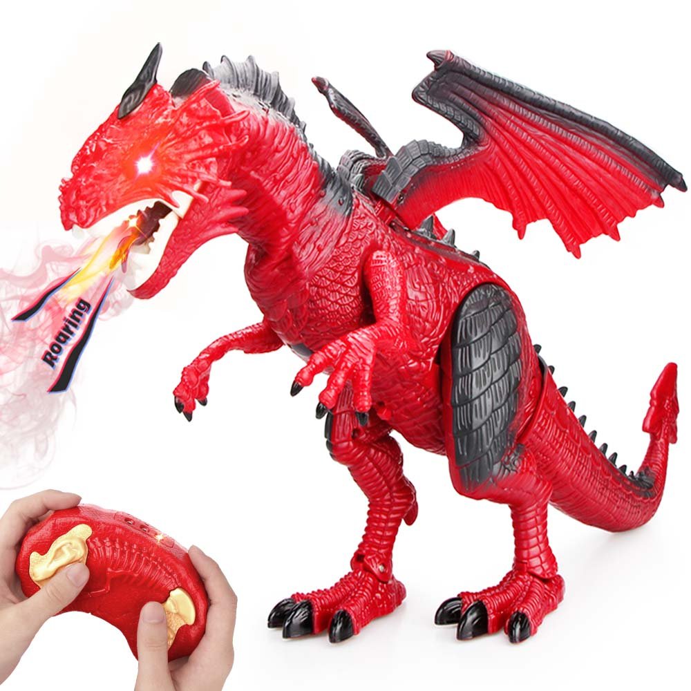 Betheaces red dragon remote control for exciting interactive play.