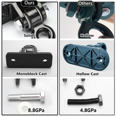 BETOOLL heavy-duty swing hanger on wooden beam with install kit