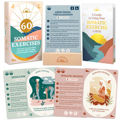 Better Days somatic cards deck with 60 practices for calm and grounding.