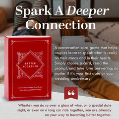 BETTER TOGETHER Christmas stocking gift packaging displayed for easy gifting
