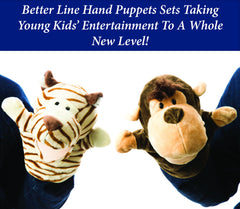 BETTERLINE animal puppet pig provides friendly puppetry for beginners