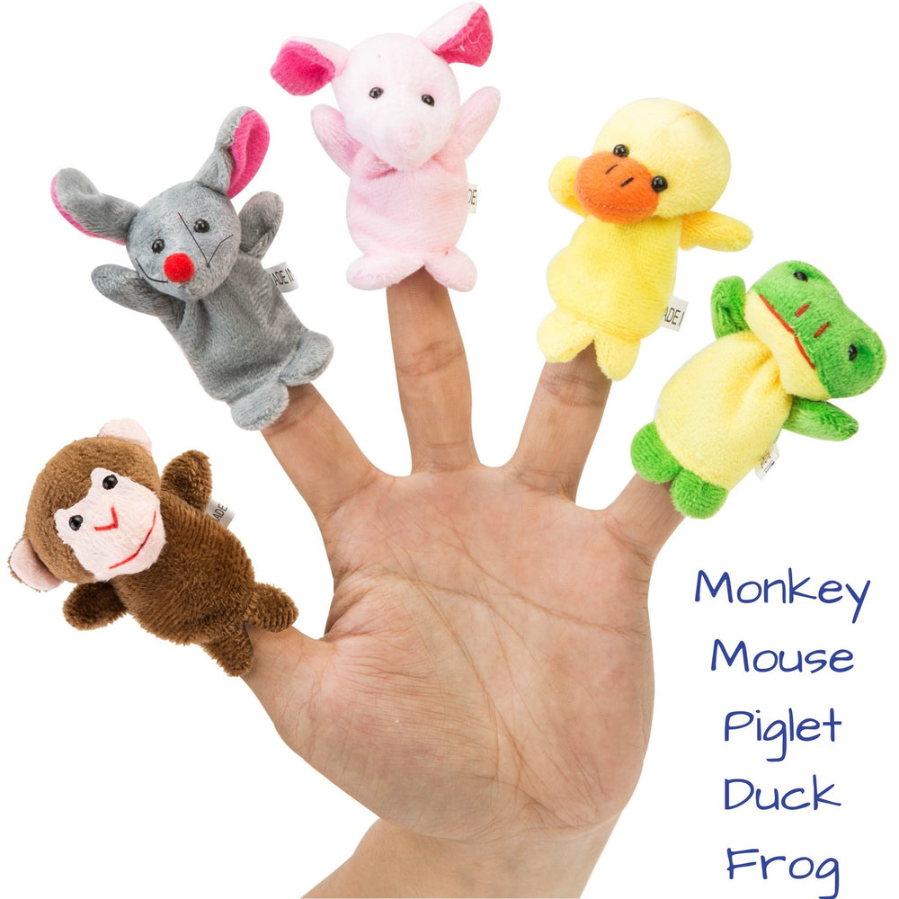Betterline finger puppet set frog character for classroom storytelling and imagination.