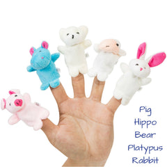 Betterline finger puppet set rabbit character for storytelling and ESL practice.
