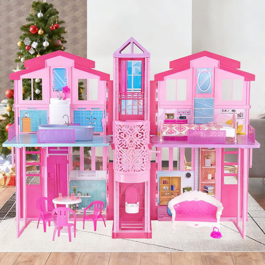 BETTINA 2025 doll house foldable design saves space for tidy play.