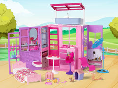 BETTINA doll house with 40+ pieces of furniture sparks imaginative pretend play.
