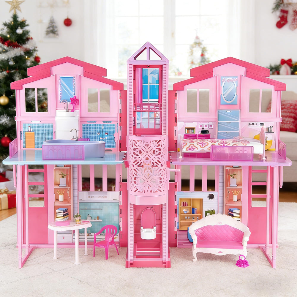 BETTINA Dreamy Doll House foldable design for easy storage and space saving.