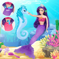BETTINA doll's flexible waist rotates 360 degrees for dynamic poses.