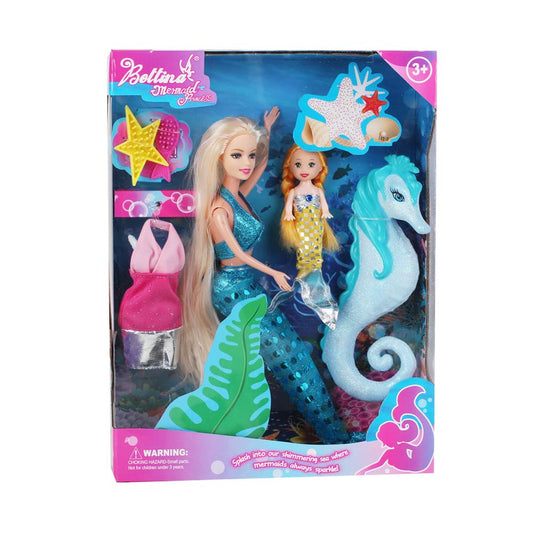 BETTINA mermaids princess doll 12-inch poseable for imaginative play