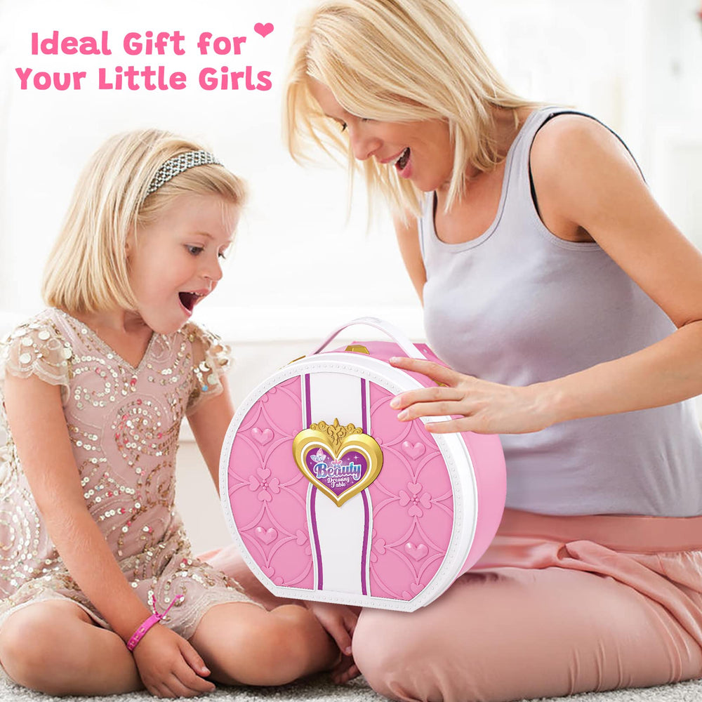 BETTINA Portable Princess Vanity uses safe, non-toxic materials for worry-free play
