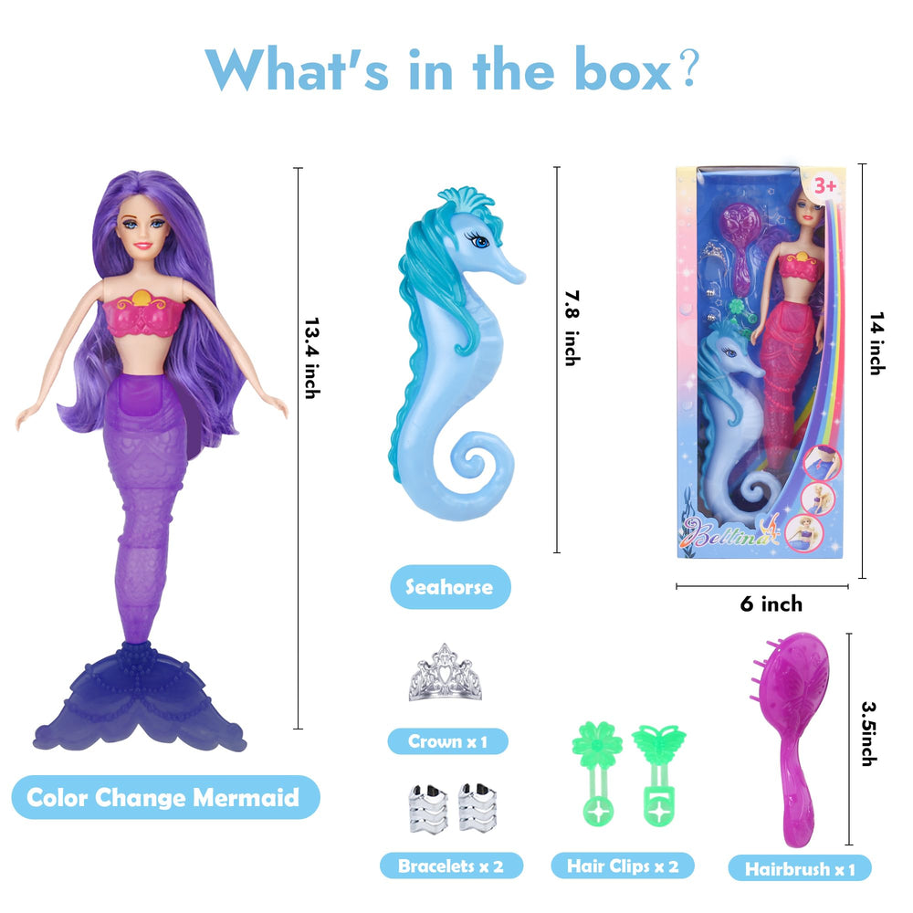 BETTINA vibrant mermaid princess toy sparks birthday, holiday, and everyday play ideas.