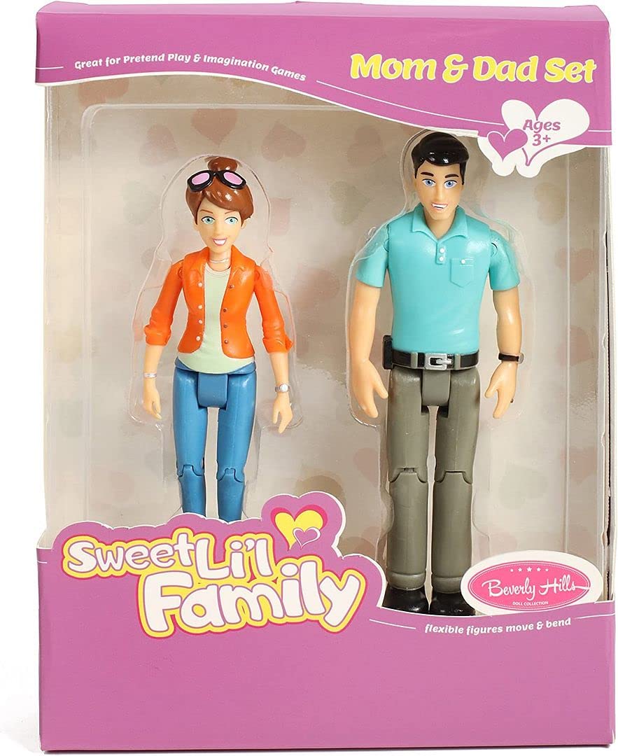 Beverly Hills Sweet Lil Family mom figure with side-to-side head motion for expressive play.