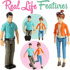 Beverly Hills Sweet Lil Family dad figure with movable joints for storytelling.