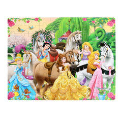 Bexido wood puzzle 100 pieces in a box promotes concentration and quiet play.