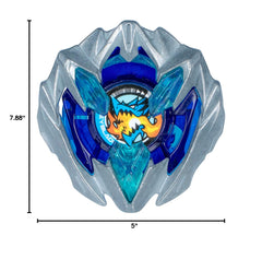 Beyblade Buster Dran being scanned into app to enable digital battles and tracking