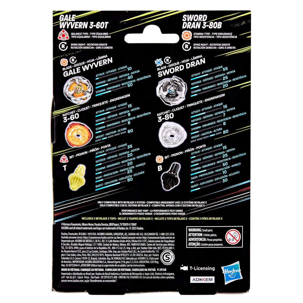 Beyblade X gear system enables quick part swaps