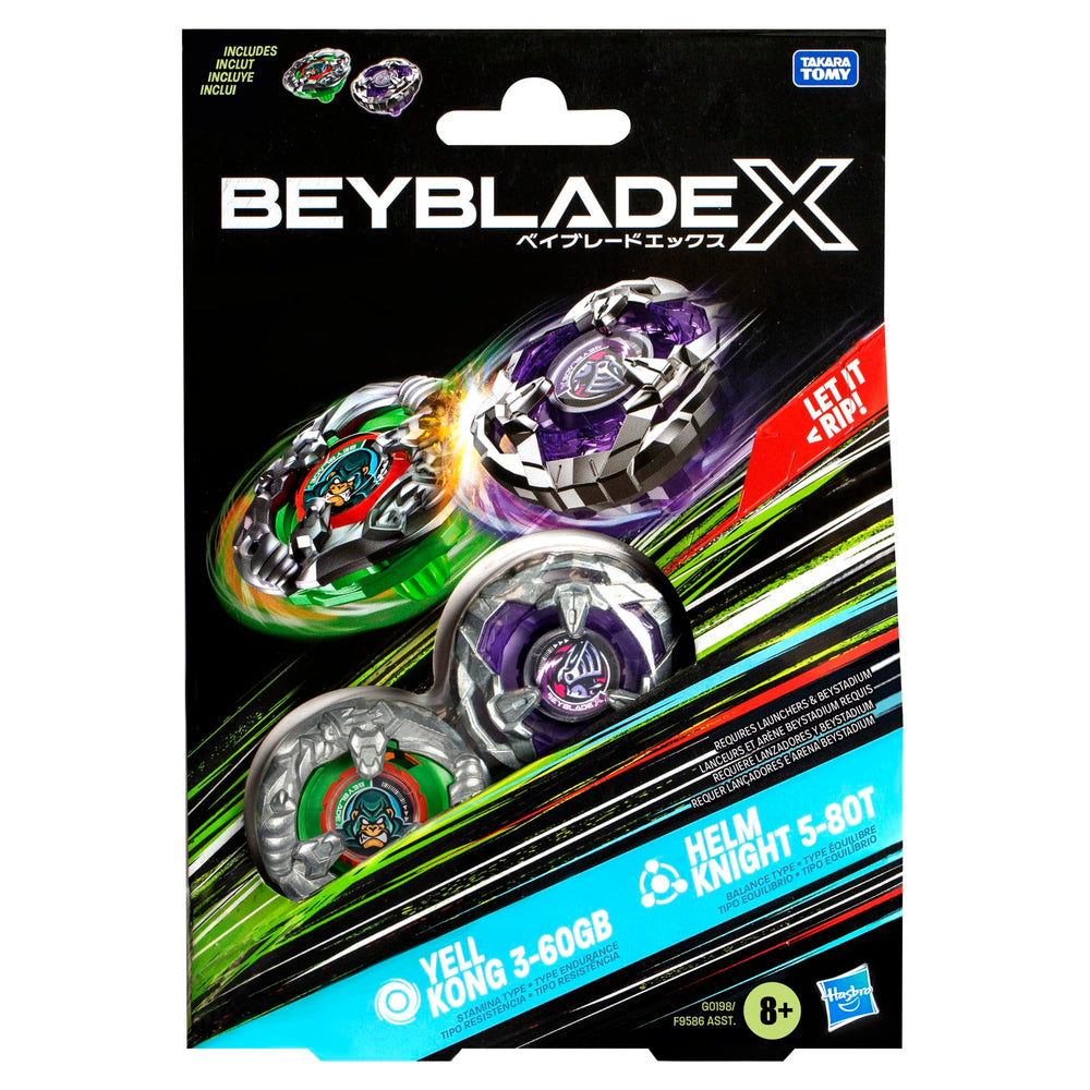 Interchangeable Beyblade X parts highlight quick customization for personalized battles.