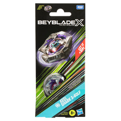 Beyblade X Keel Shark design emphasizes right-spin attack power.