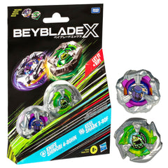 Beyblade X Knife Shinobi 4-80HN top ready for battle with precise defense.
