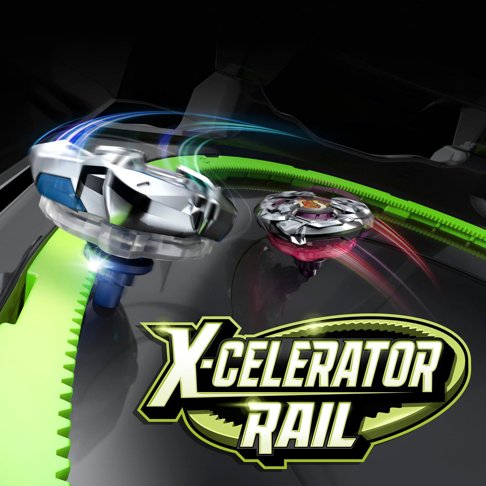 Beyblade X right-spin top in action for fast battles.