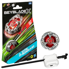 Beyblade X Scythe Incendio 4-60T top ready for fast battles in the Beyblade X system