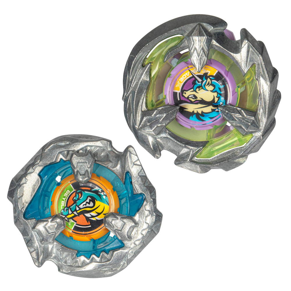Beyblade X Sting Unicorn 4-60P top designed for balanced offense and defense.