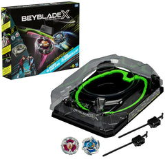 Beyblade X Xtreme Battle Set arena and tops for fast, action-packed battles.