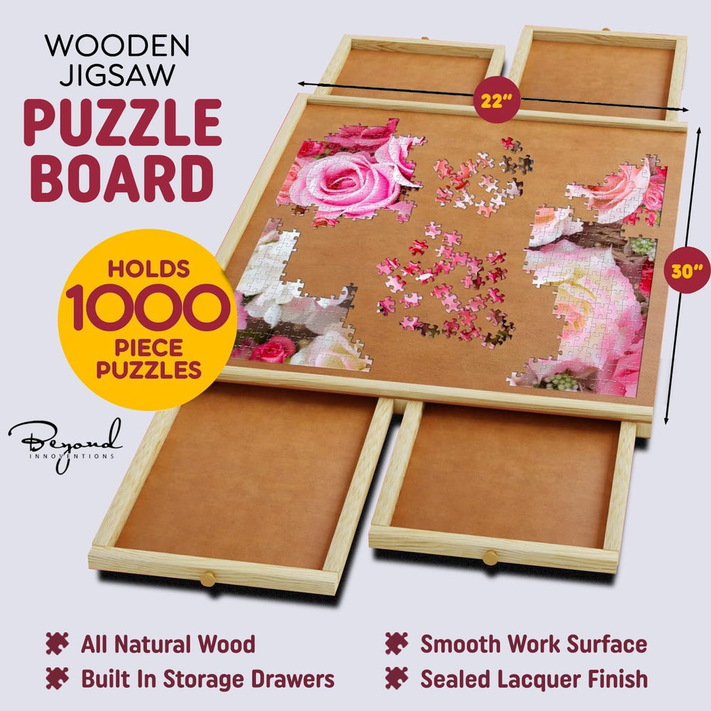 Beyond Innoventions durable lacquered wood finish adds elegance and longevity.