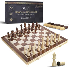 Beyond Innoventions wooden chess set open board highlights premium craftsmanship