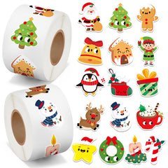 BeYumi cute Christmas sticker roll packaging with two rolls for versatile decorating.