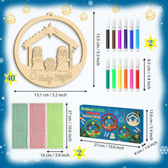 BeYumi gem stickers for Christmas ornaments enhance shine and texture.
