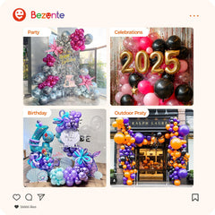 Bezente Balloon Shine is safe for kids, pets, and plants.