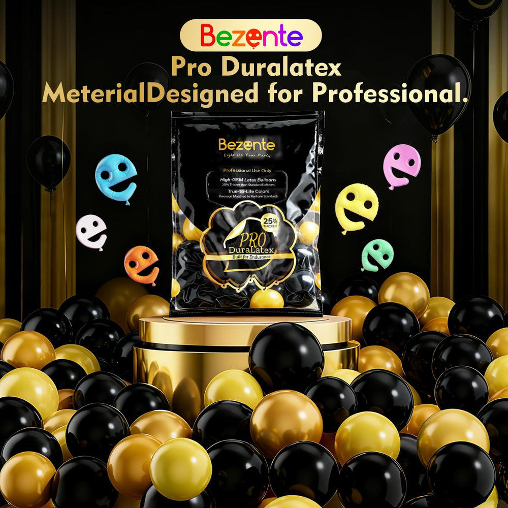 Bezente Pro Duralatex silver balloons safe and durable around children