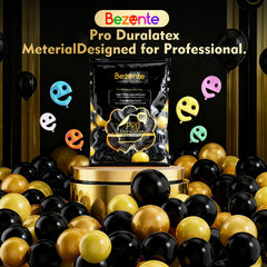 Bezente Pro Duralatex silver balloons safe and durable around children