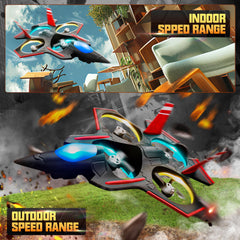 BEZGAR Brushless RC Plane extended battery boosts flight time for more fun.