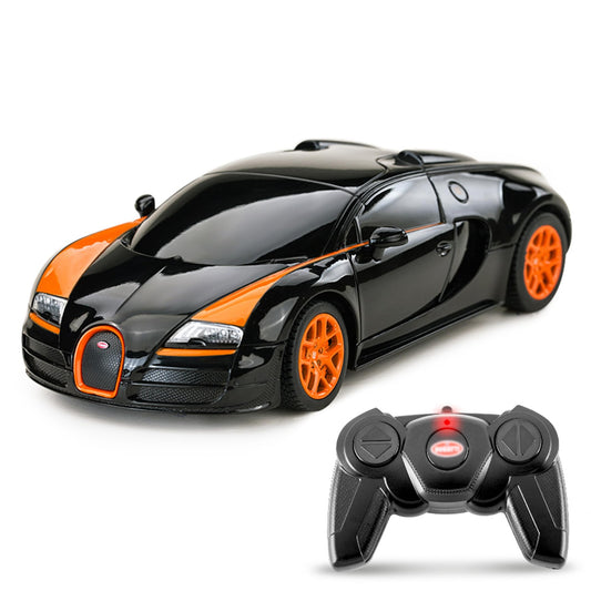 BEZGAR Bugatti Grand Sport Vitesse RC car front view with authentic scale details