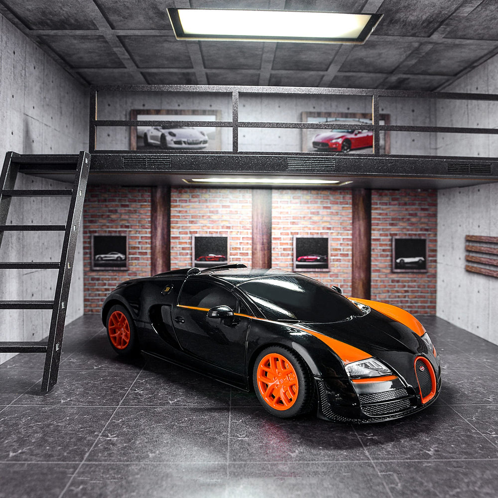 BEZGAR Bugatti Grand Sport Vitesse RC car remote control handset and car connection