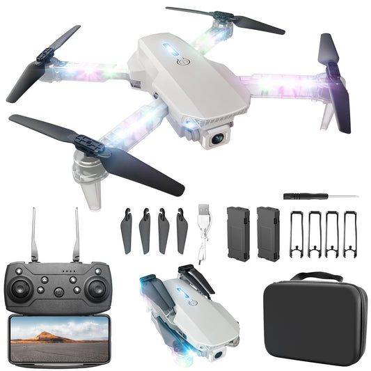 BEZGAR drone with 1080p camera foldable for portable aerial photography.