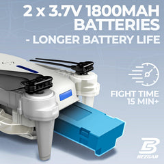 BEZGAR drone beginner friendly controls with one-key takeoff