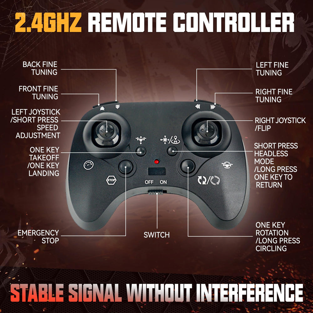 BEZGAR drone with automatic altitude hold for steady hovering.