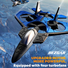 Bezgar F-22 Raptor ready-to-fly package, instant setup for beginners.