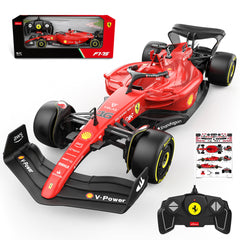 BEZGAR Ferrari F1 75 RC car packaging shows authentic licensed branding.