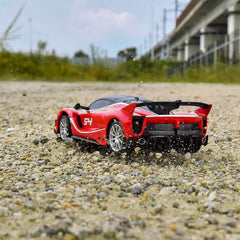 BEZGAR Ferrari RC Car performs well on smooth indoor surfaces.